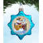 2'' Handmade Glass Holiday Shaped Ornament