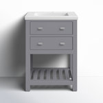 Caitlyn Modern 24" Single Bathroom Vanity Set