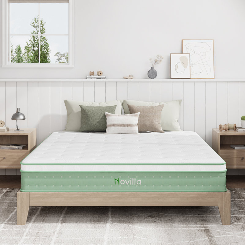 Matelas hybride Novilla, 12", Simple extra long