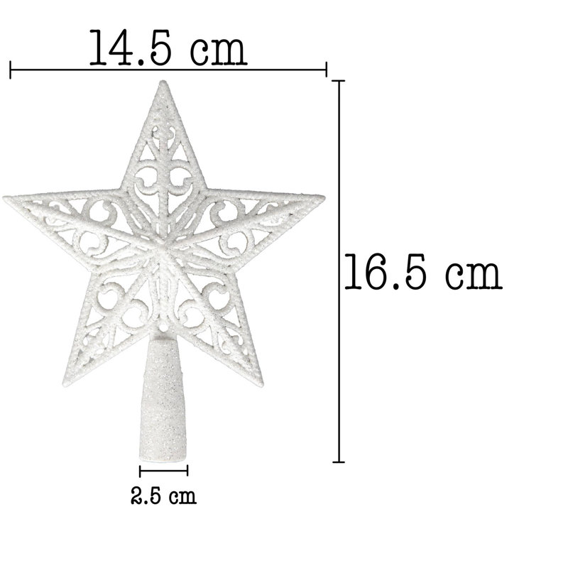 No Holiday Shaped Ornament, White