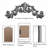 Full Length Mirror Vintage Ornate Arched Floor Mirror Metal Framed Mirror Dressing Mirror Oversized Wall Mirror, For Entryway, Living Room, Bedroom, Clothing Shop-200040382
