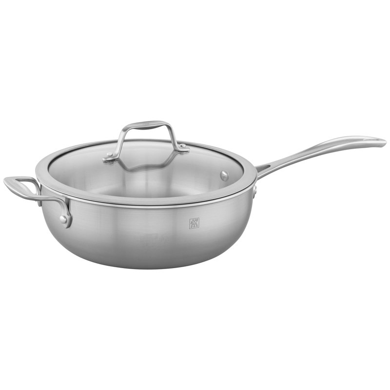 Zwilling JA Henckels Spirit 9.84" Stainless Steel Wok with Lid
