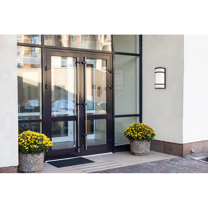 Badina Wall Light, 12" H x 6" W x 4" D, Black