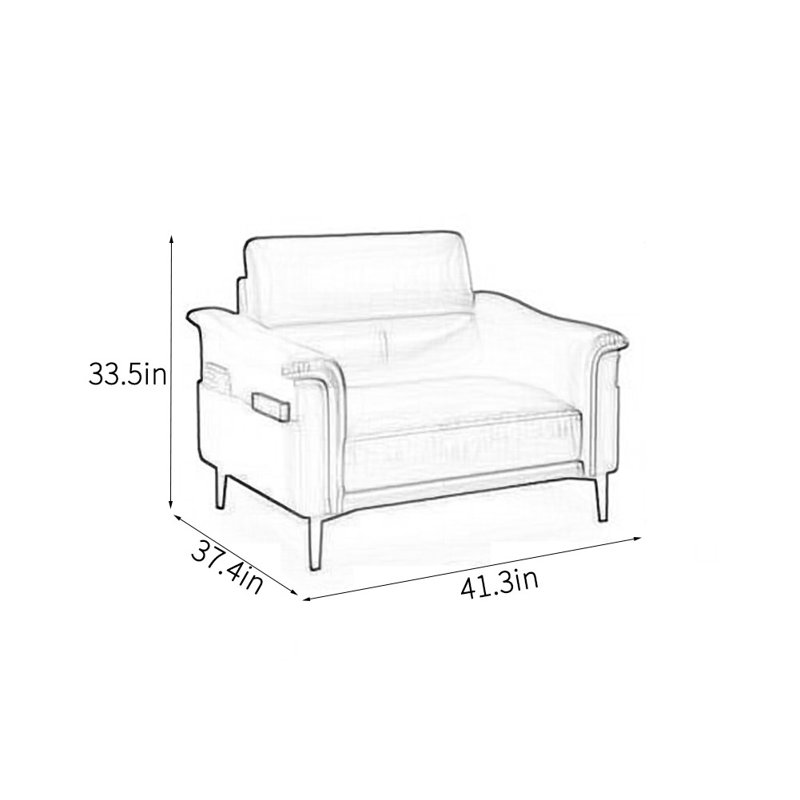 Elegant fashion creative office sofa