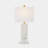 Marble/Crystal Table Lamp-White
