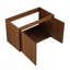 Armoire de salle de bain 30 po avec lavabo, portes à fermeture douce, fixation flottante, pour petite salle de bain-379864473