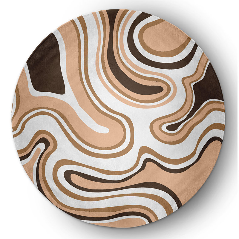 Chenille Indoor / Outdoor Rug, Round 5'