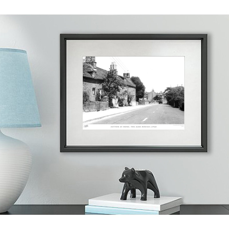 Sutton At Hone, The Alms Houses C1960 by Francis Frith - Single Picture Frame Print, 40cm H x 50cm W x 2.3cm D