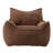 Modern Compression 39"W Oversized Corduroy Bean Bag Chair Filled with Memory Sponge-1320730026