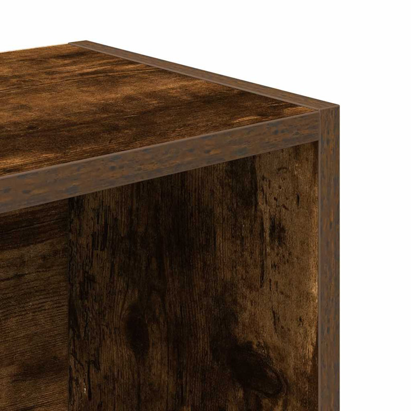 Conary 31cm W Bookcase, Smoked Oak, (4 Shelves) 102cmH x 31cmW x 24cmD