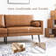 3 Seater Faux Leather Sofa-1265961917
