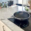 Wok en acier inoxydable antiadhésif avec couvercle Lexi Home Modern Kitchen Basics