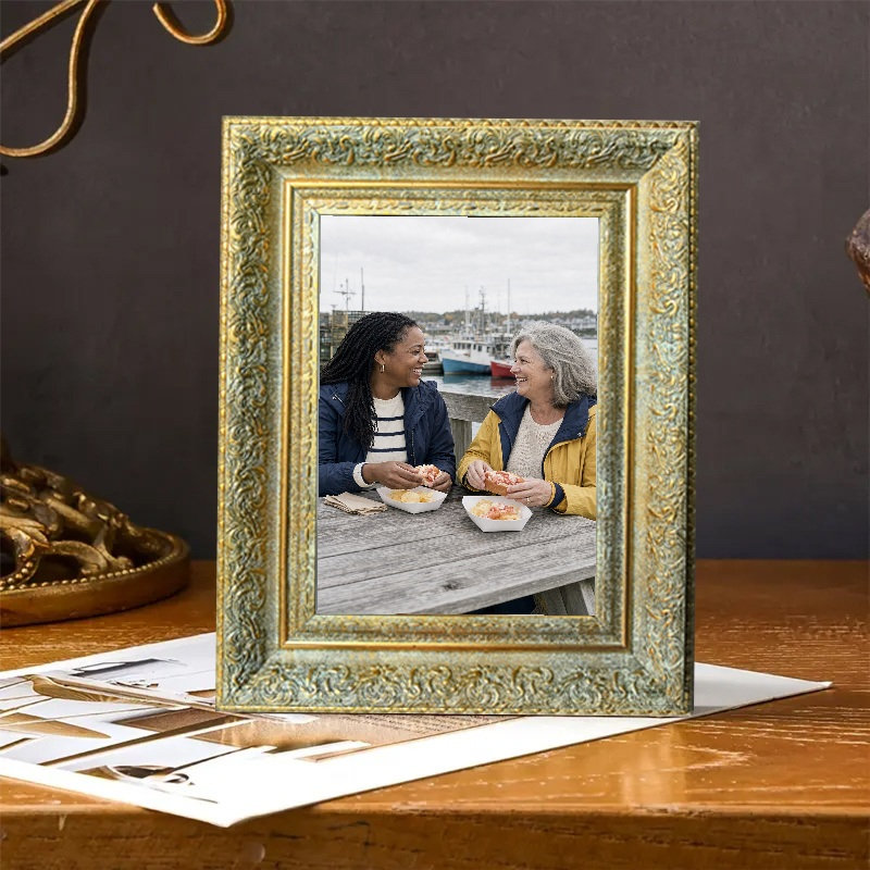 Cadre 11 po x 14 po à finition or antique 1PC pour décor de vestibule