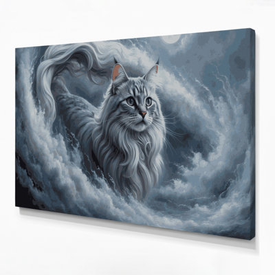 Cats Nebelung Blue Canvas Wall Art
