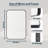 Stylish Aluminum Framed Mirror with Rounded Corner for Elegant Home Decor-176764448-176390718-176390712