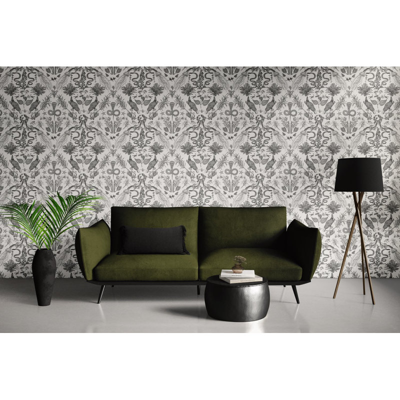 Critters Wallpaper, White/Black