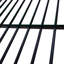 Lit superposé triple Furniture, PLEIN / PLEIN / PLEIN, noir-1502585950
