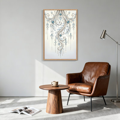 Ensemble élégant d'une toile murale florale