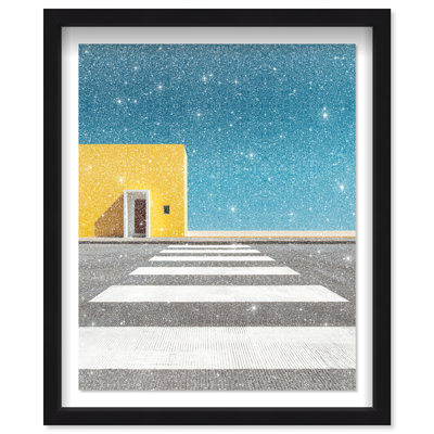 Hue Crossing I Shadowbox Architecture Print by Oliver Gal, Black Frame, 16 x 20
