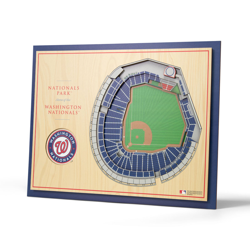 MLB 5-Layer StadiumViews 3D Wall Art, Washington Nationals