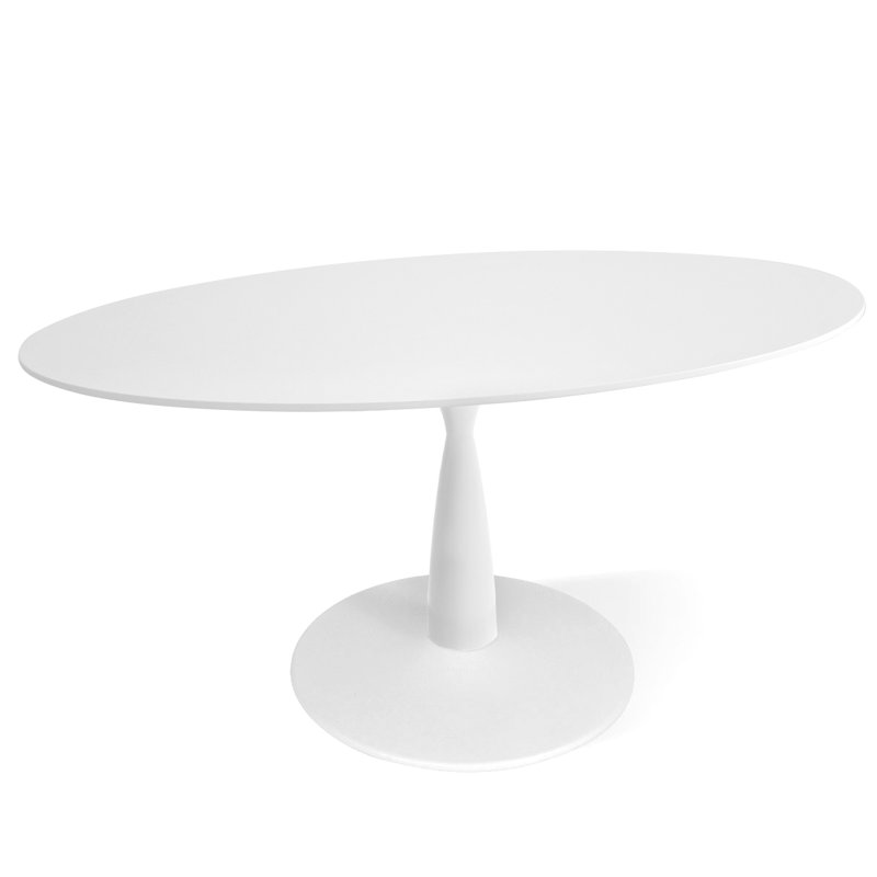 Table de salle à manger Harris, Blanc