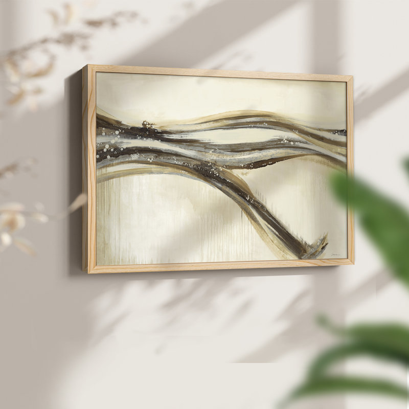 Catching a Metallic Wave -Framed Print - Restickable, Naturel, H 8 po x l 10 po