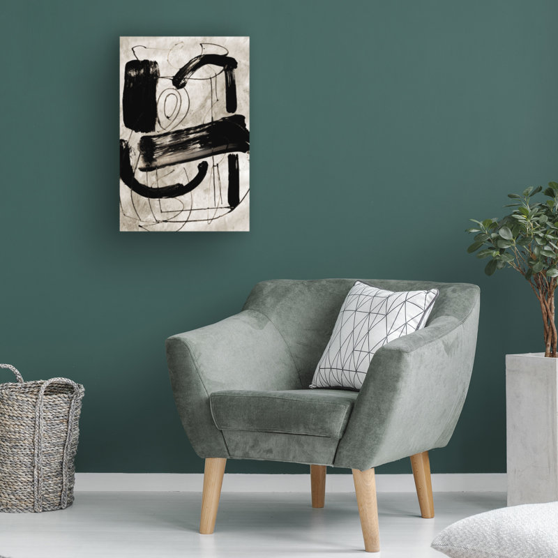 Bolog Dan Hobday Vintage Abstract Canvas Art, 24" H x 16" W