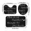 Ensemble de rideau de douche 4Pcs Family