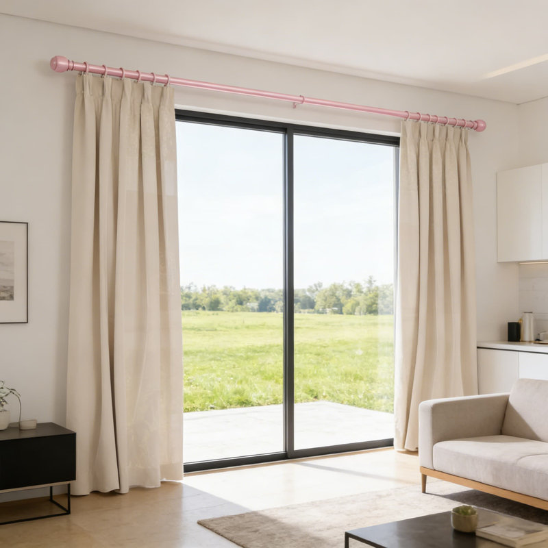 Tringle extensible sans tringle à ressort pour fenêtres et portes No Drill - paquet de 2