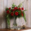 Arrangement floral mixte en vase