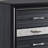 Black 3-Drawer Nightstand