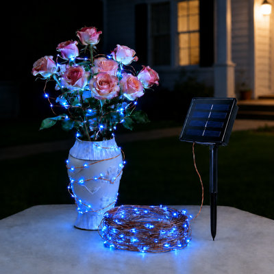 72 ft Solar Powered 200 LED String Light with 8 Modes Holiday Decorations Outdoor Waterproof Light