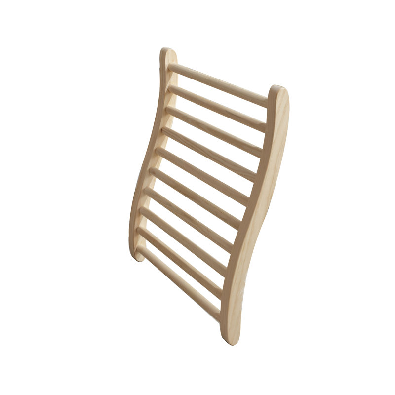 Dossier de sauna en forme de S, H 2,56 po x l 13 po x P 20,5 po