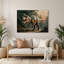 Dinosaur Pentaceratops Green Metal Wall Art-1669723491