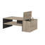 Alesia Pedestal Coffee Table with Storage