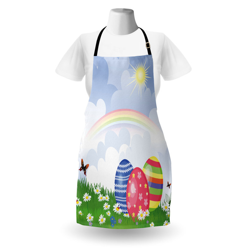 No Pattern Bib Apron