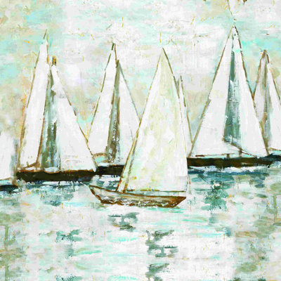 Bateau sur l'eau peint