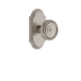 Grandeur Arc Plate Double Dummy with Soleil Door Knob