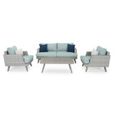 Ehrenfried Outdoor 4 - Piece Conversation Set