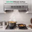 Hotte de cuisine sous-meuble de 76 cm (30 pouces), avec ou sans conduit, éclairage DEL et filtre en aluminium lavable