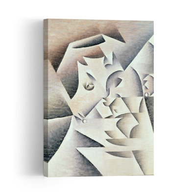 Mother Of The Artist, 1912 Abstract Contemporary Wall Art Print by Juan Gris - Wrapped Canvas Print