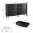 63'' W Vintage 8-Drawer Dresser With Curved Panels & Solid Wood Base-1048704669