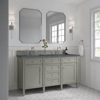 Dussault 60'' Double Bathroom Vanity with Top