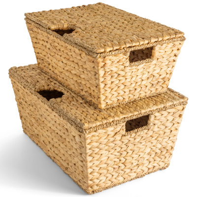 Ensemble de 2 paniers de rangement