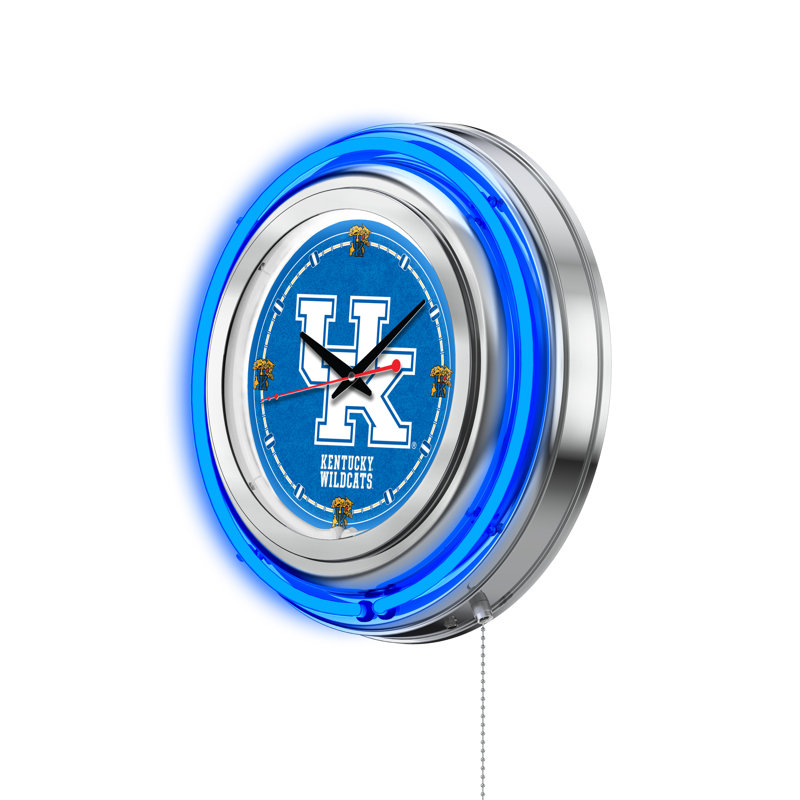 Horloge murale 15 po NCAA, UK de Kentucky
