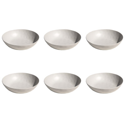 Organic Low Bowl, Cream, (newWave) 9.1"/ 25 oz, Set of 6