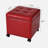  Clariece 17.7" Square Faux Leather Storage Ottoman with Casters-1756865738