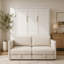 Murphy Bed, Queen Size Murphy Wall Bed With Sofa For Living Room, Metal Bed Frame