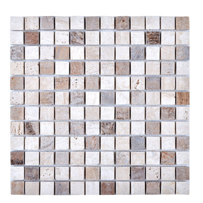 Engineered Stone Grid Mosaic Tile
