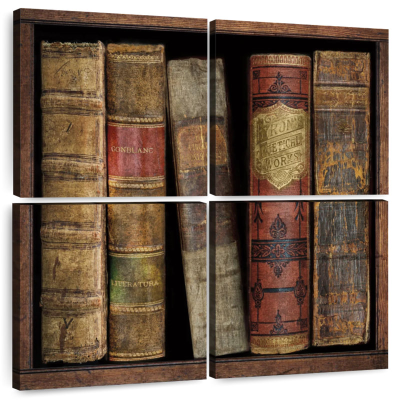 Kerner In The Library I, 57" H x 57" W